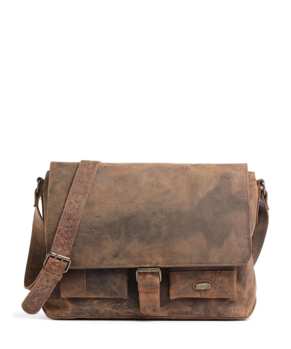 Antico Messenger bag leather brown