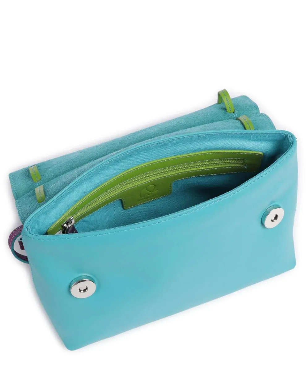 Rio Crossbody bag grained leather turquoise