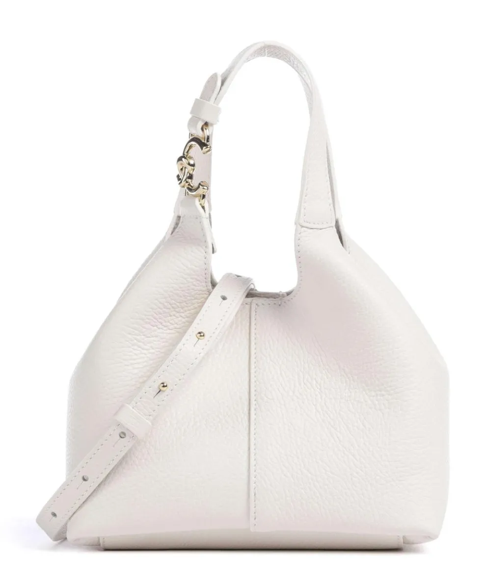 C-Easy Handbag grained leather white