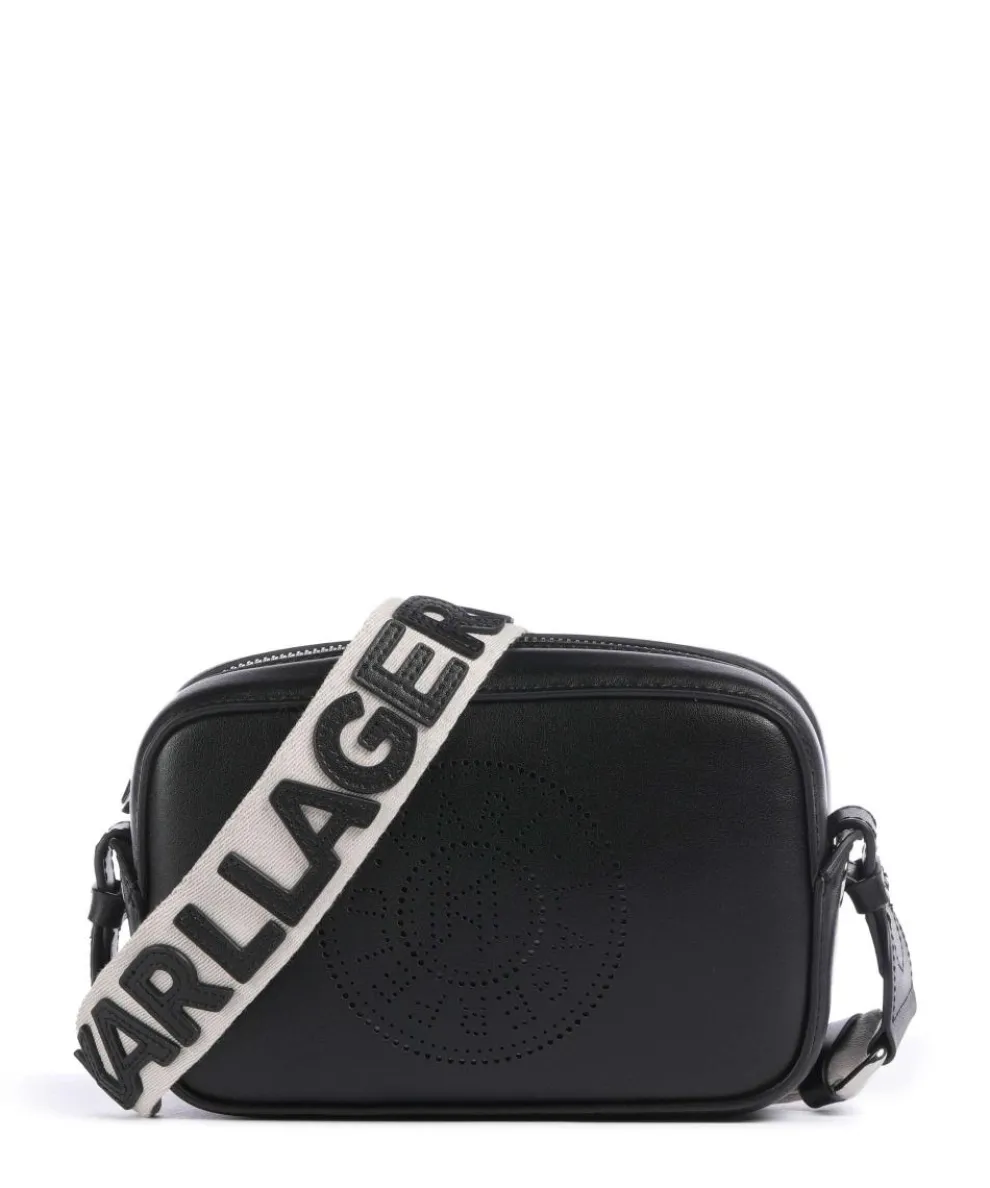 K/Circle Crossbody bag fine grain cow leather black