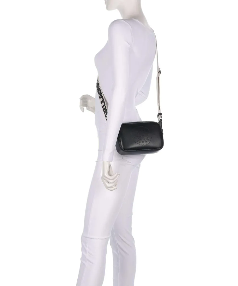 K/Circle Crossbody bag fine grain cow leather black