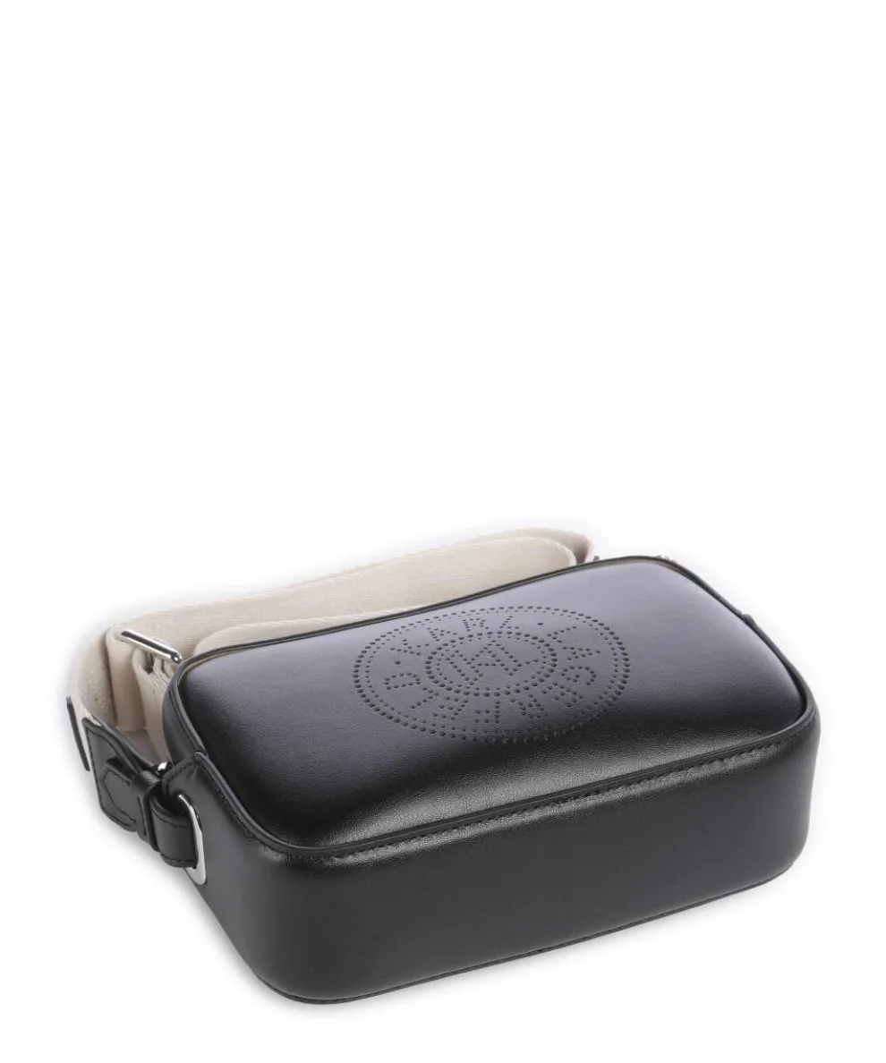 K/Circle Crossbody bag fine grain cow leather black