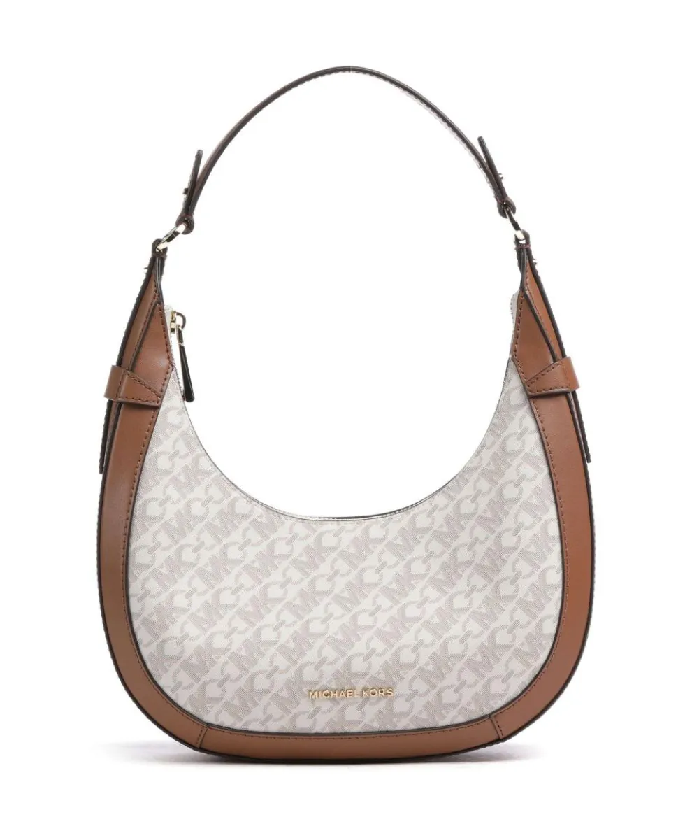 Preston Shoulder bag canvas ivory/brown