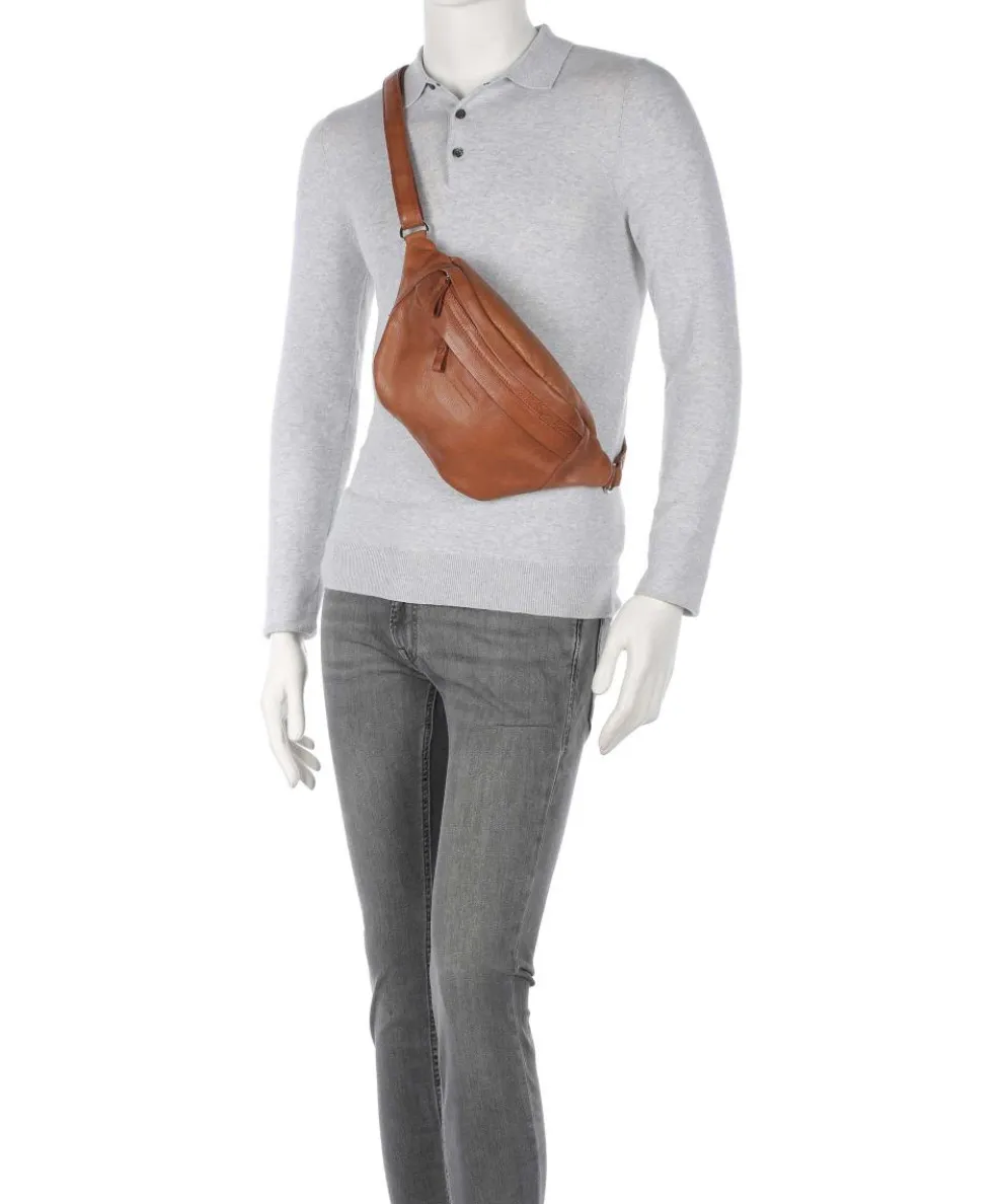 Basic Crossbody bag buffalo leather brown