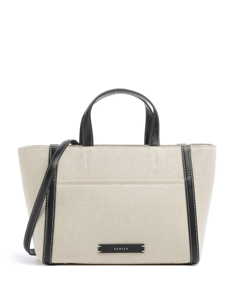 Oak Street Handbag canvas beige/black