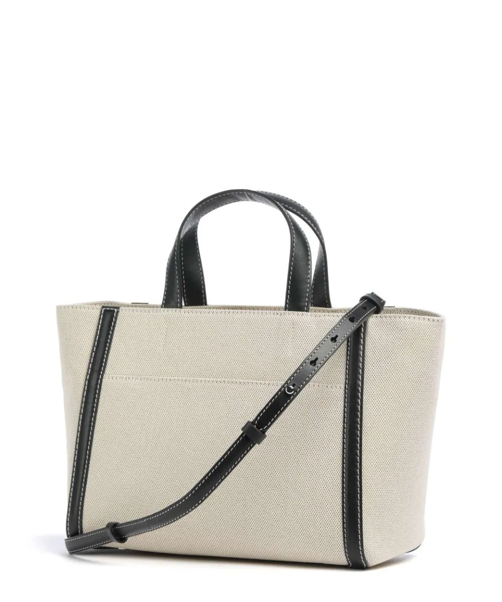 Oak Street Handbag canvas beige/black