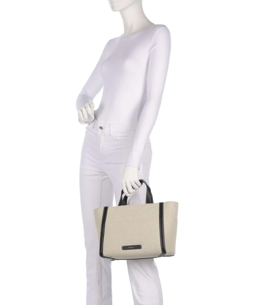 Oak Street Handbag canvas beige/black