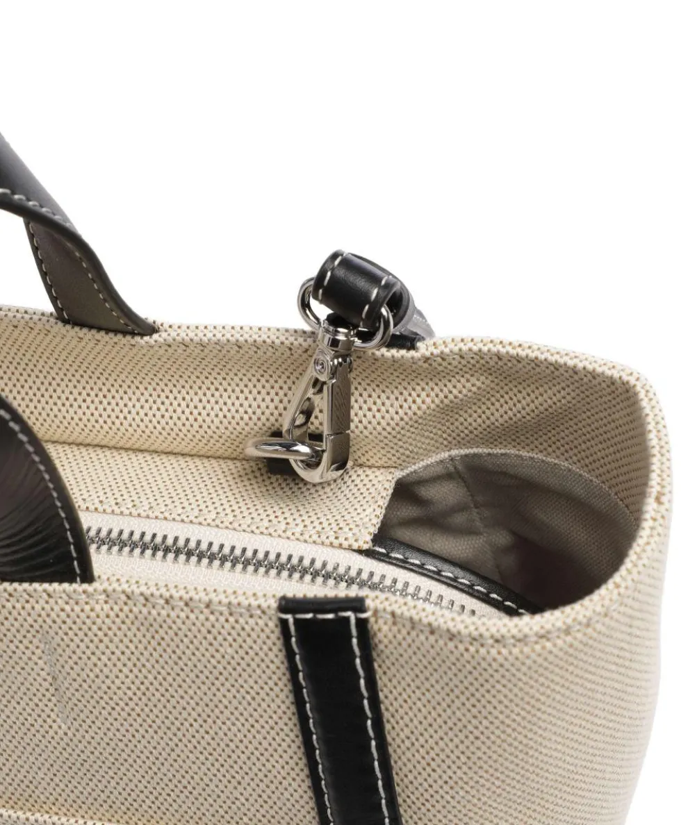 Oak Street Handbag canvas beige/black