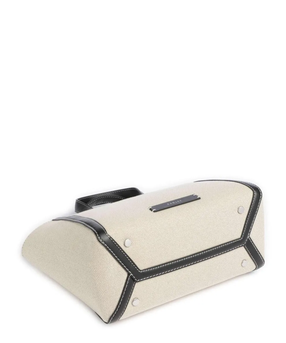Oak Street Handbag canvas beige/black