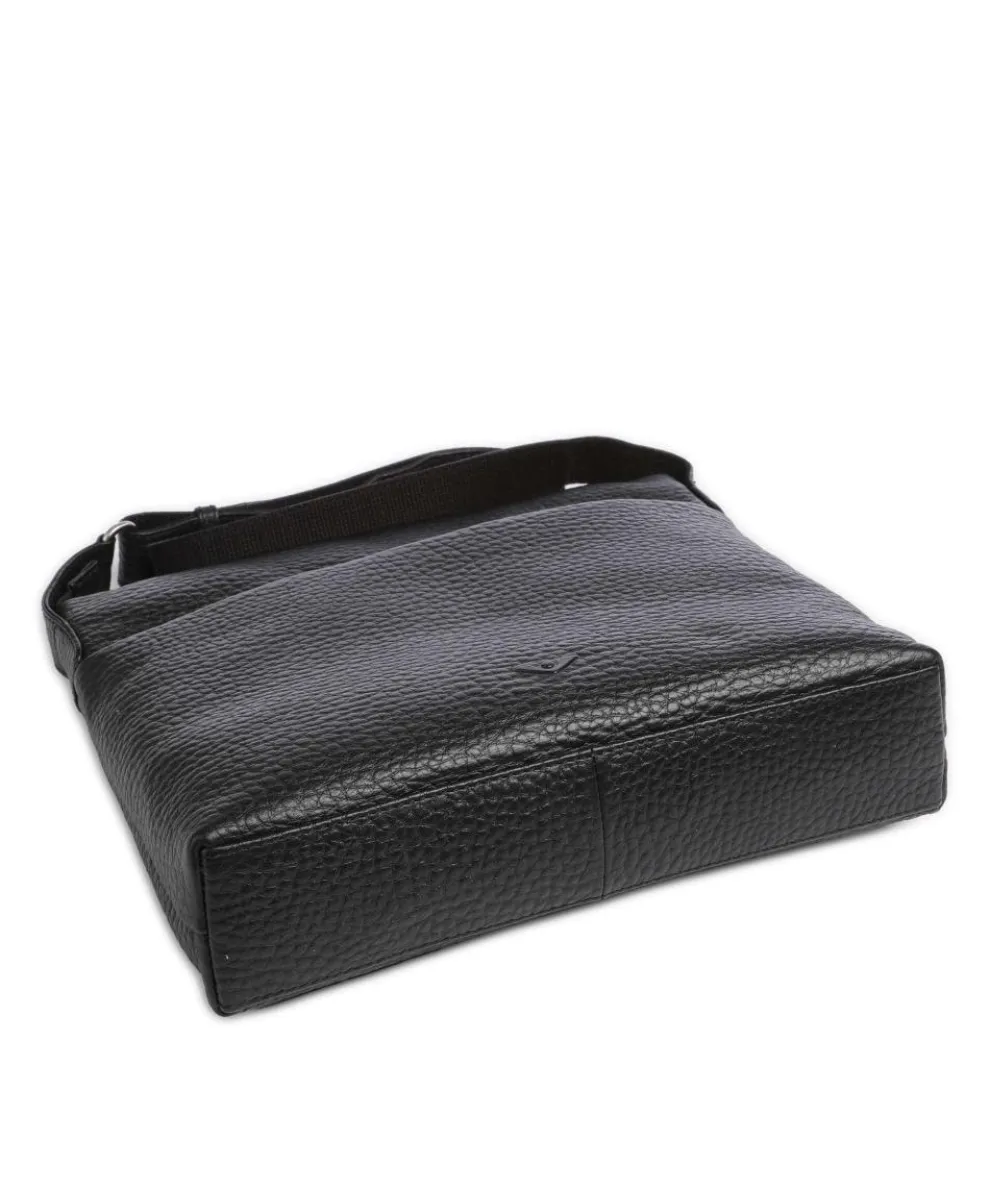 Hirsch Bristol Crossbody bag grained leather black