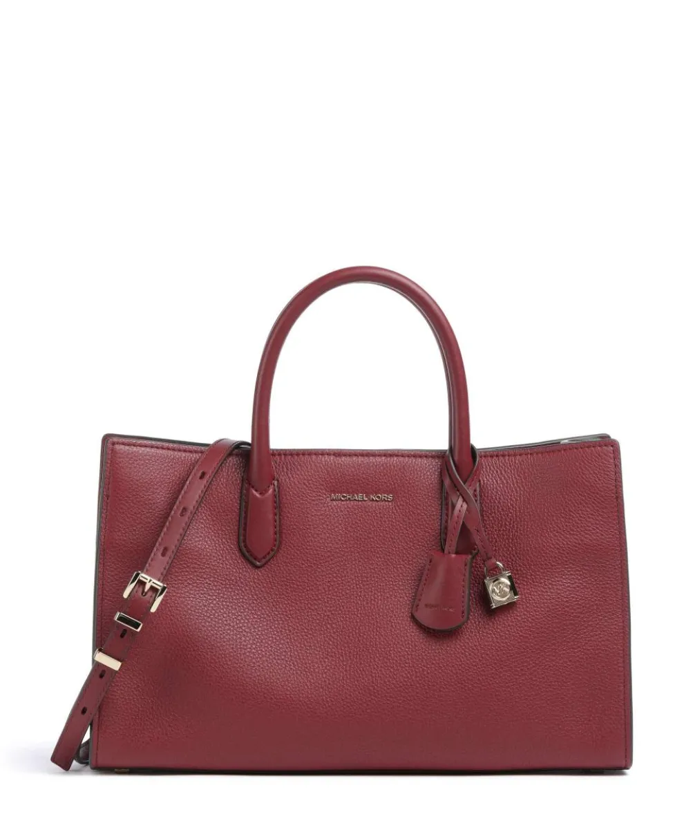 Scarlett Medium Handbag grained cow leather wine