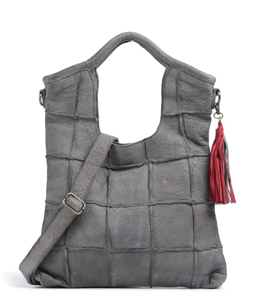 Malvengasse 1 Tote bag sheepskin leather grey