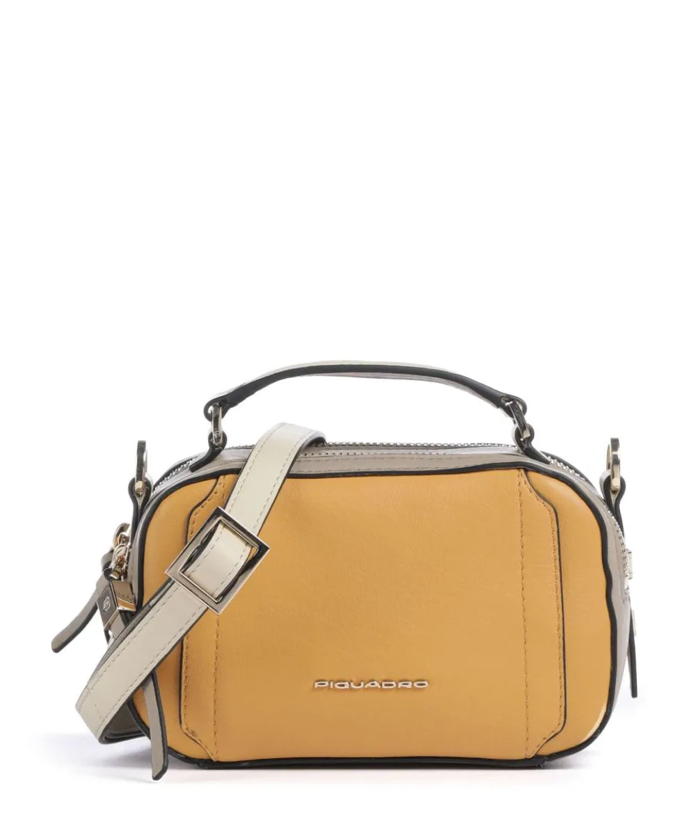 W92 Crossbody bag fine grain cow leather ochre