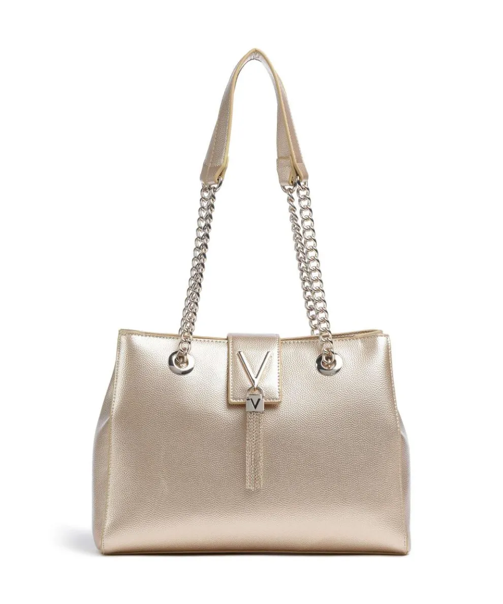 Divina Tote bag imitation leather gold
