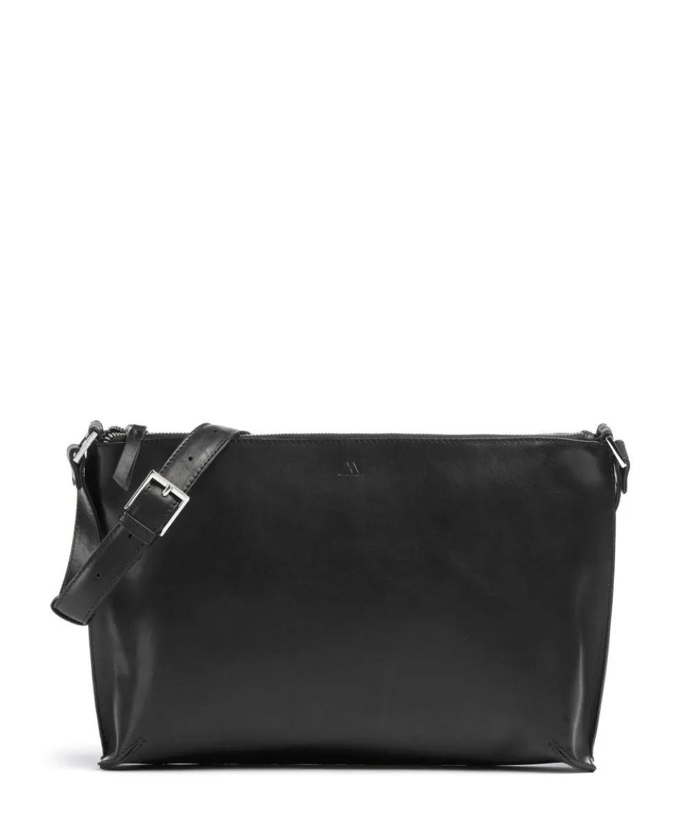 Aletta Crossbody bag fine grain cow leather black