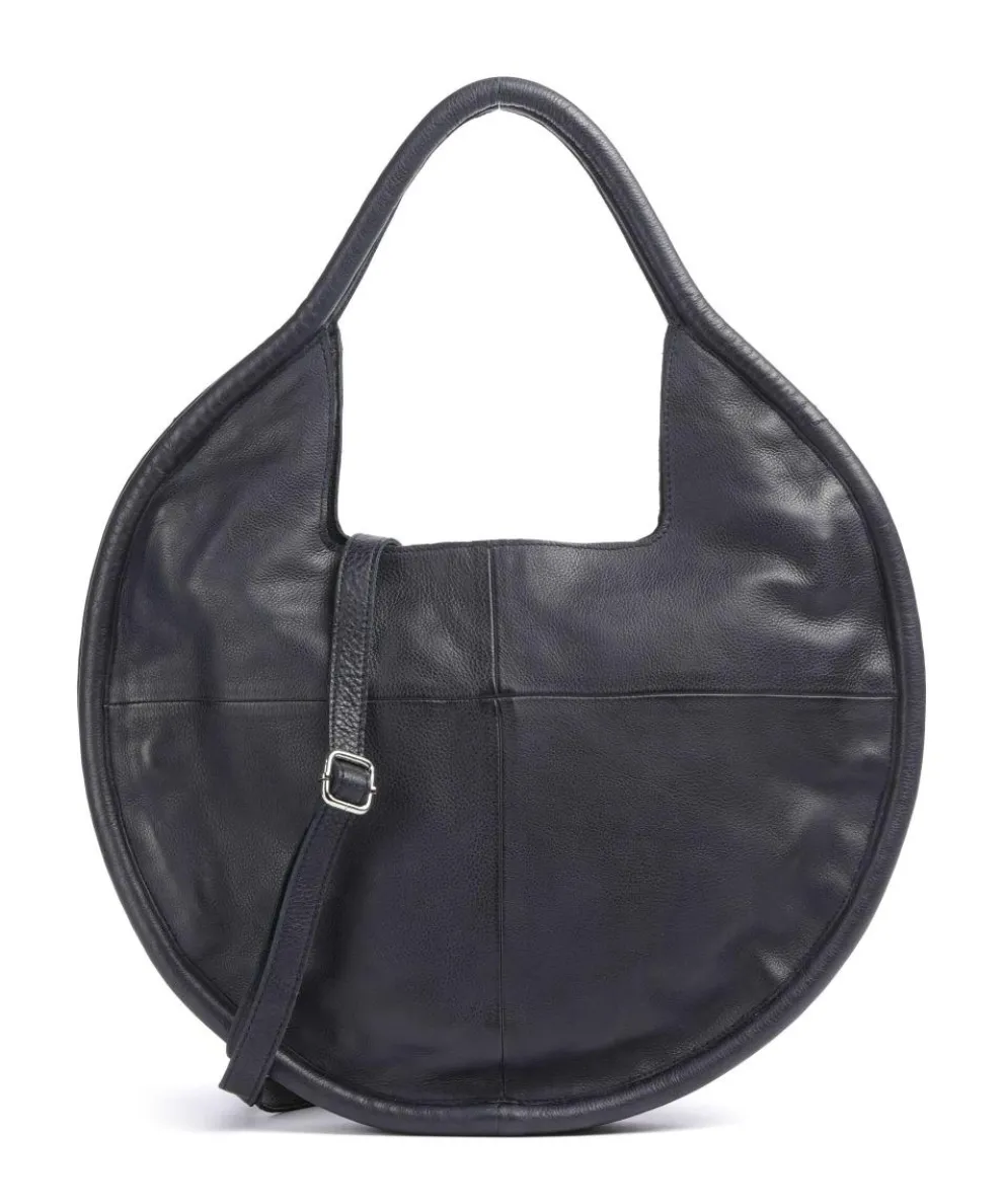 Salvatorianerplatz 5 Tote bag grained cow leather navy