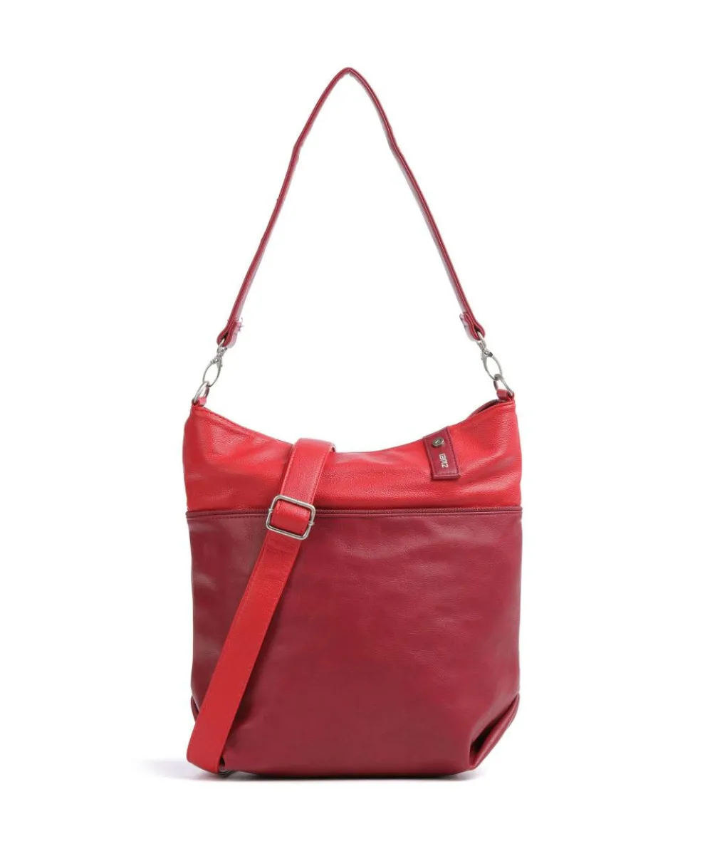 Jana J12 Hobo bag imitation leather red