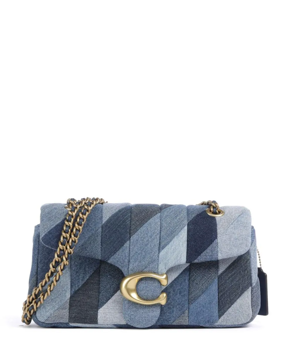 Tabby Patchwork 26 Shoulder bag cotton blue