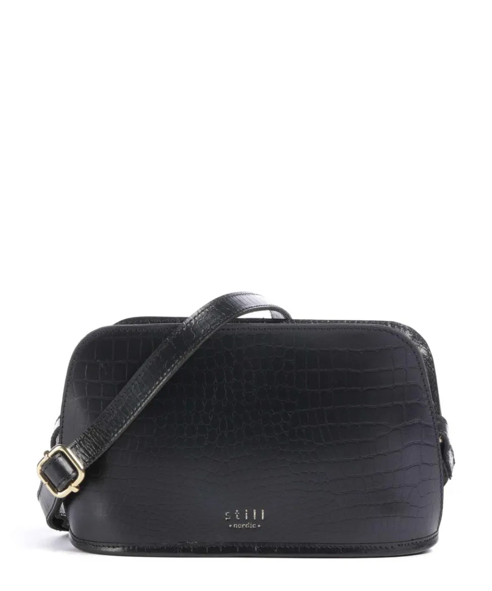 Lucy Crossbody bag buffalo leather black
