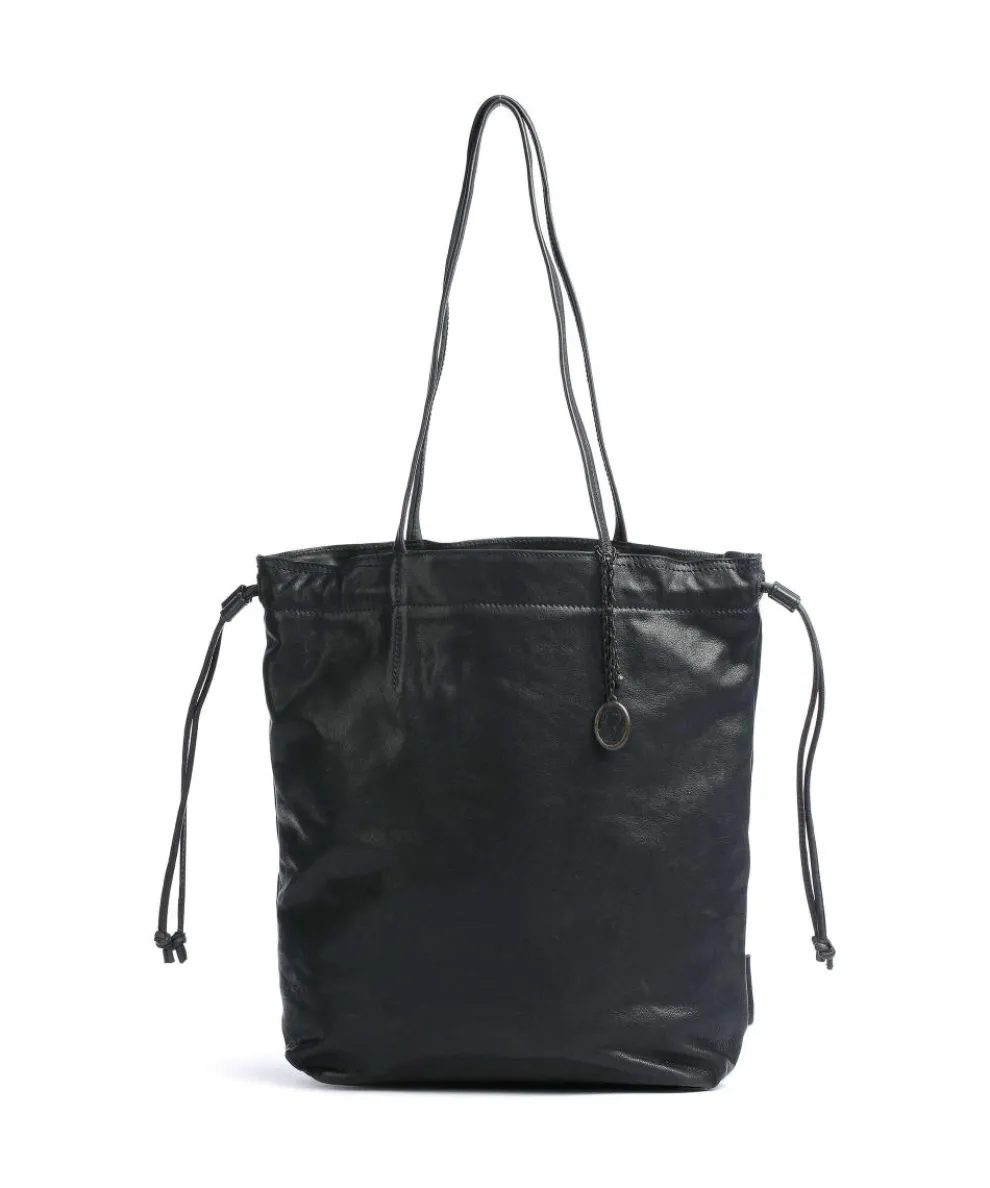 Coffee Klatsch Madison Bucket bag grained cow leather dark green