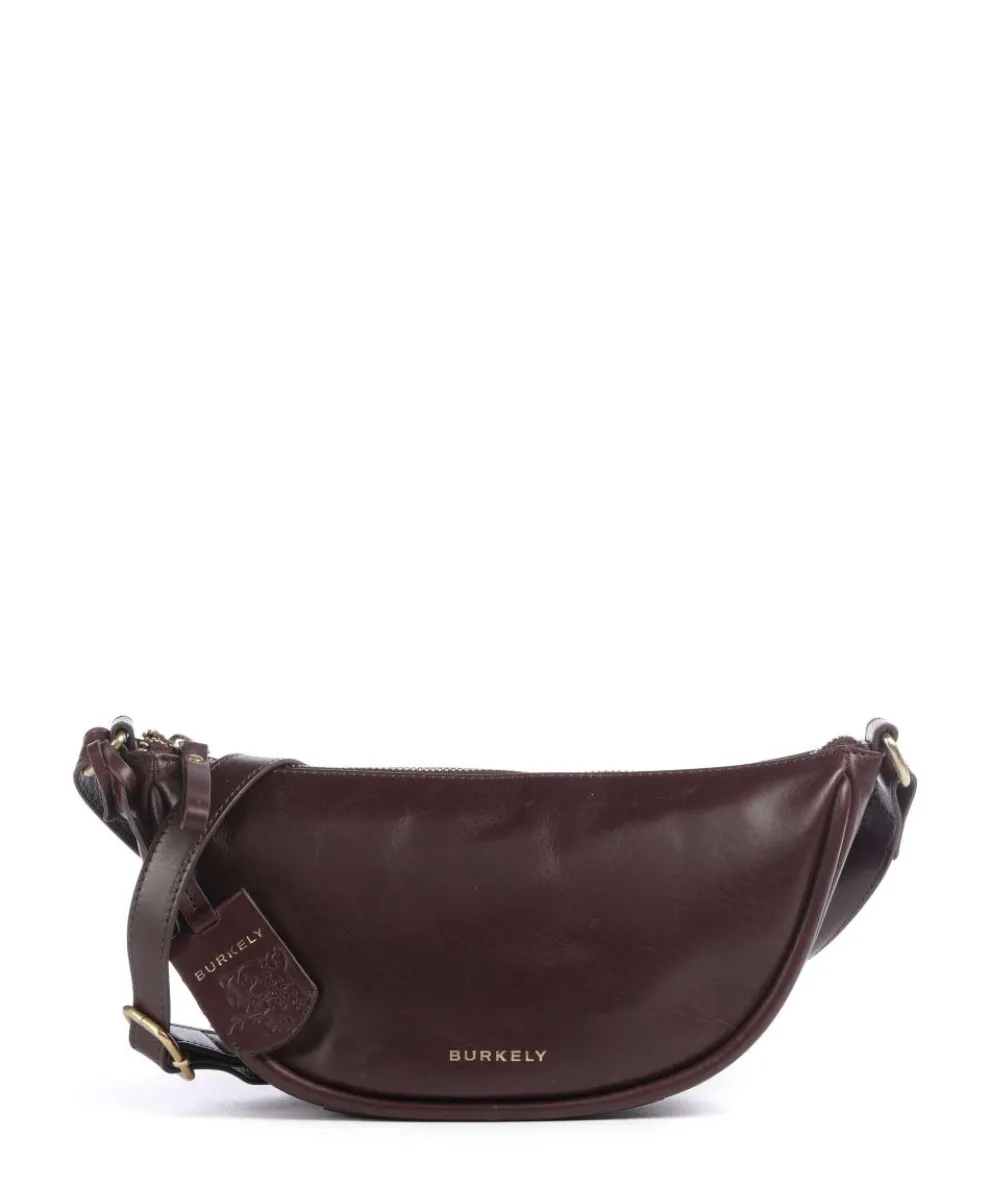 Vintage Veda Crossbody bag leather dark red