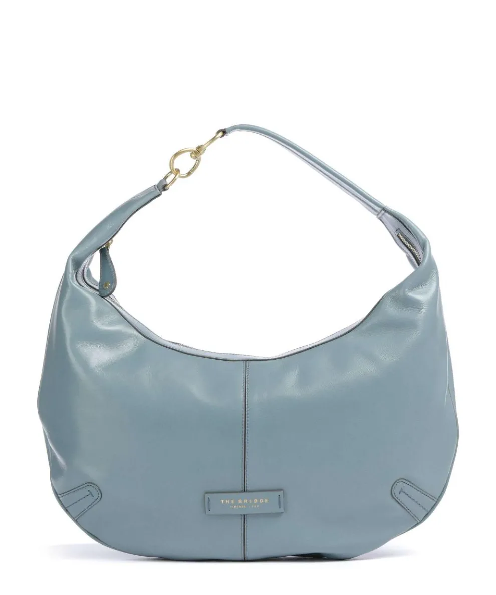 Flavia Shoulder bag fine grain cow leather light blue