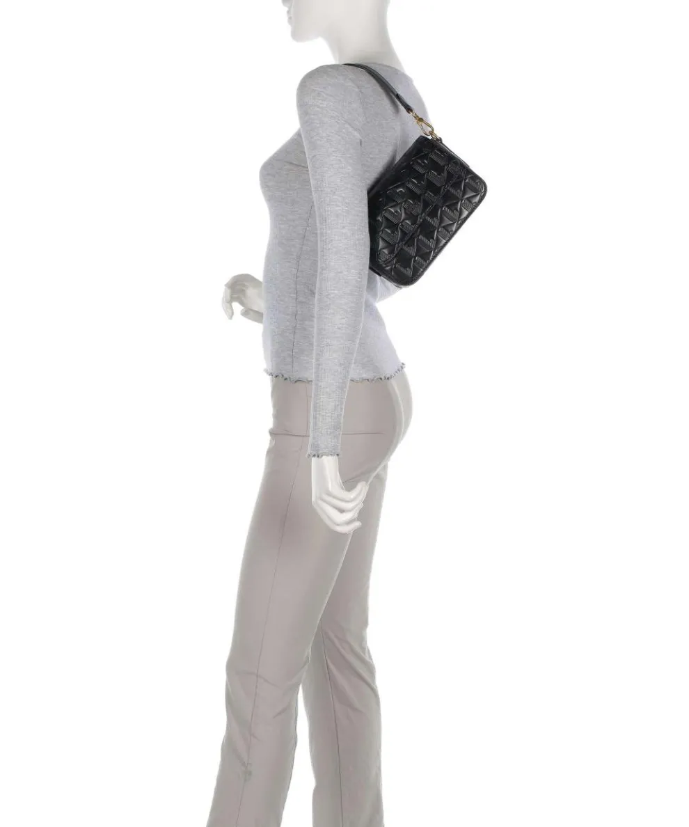 Maheki Shoulder bag embossed cow leather black