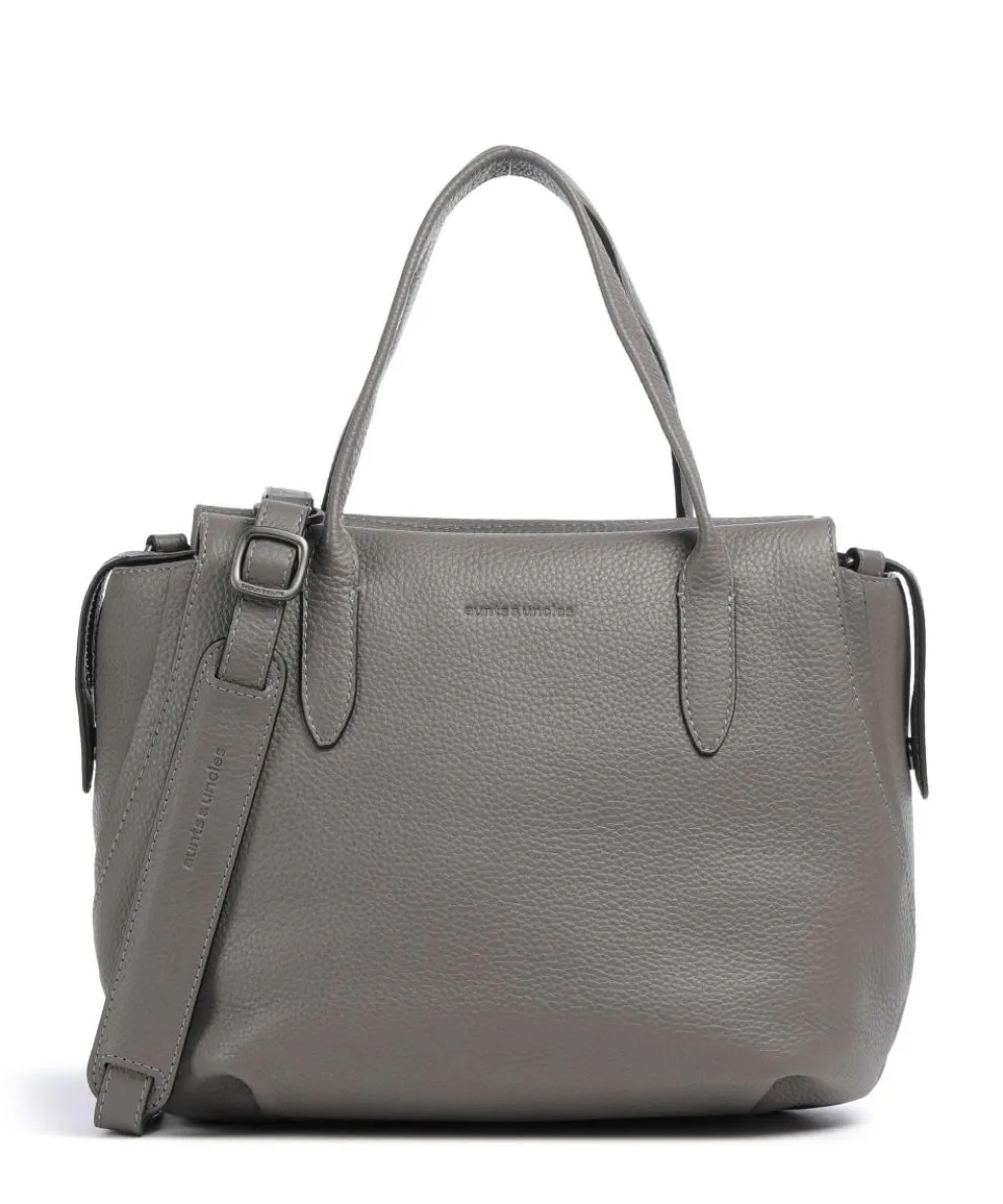 Philocalists Precious Handbag grained cow leather dark grey