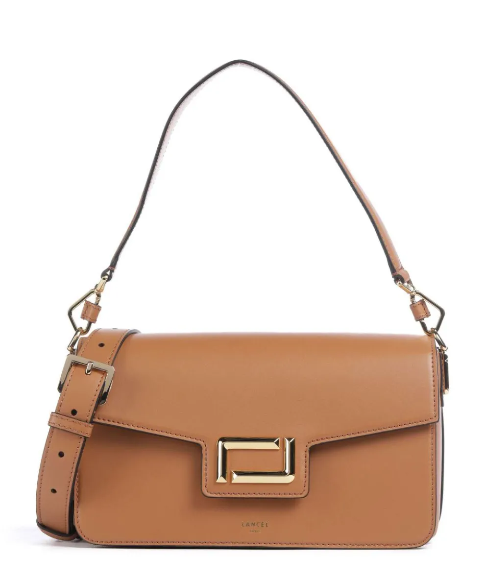 Angele M Shoulder bag fine grain cow leather camel