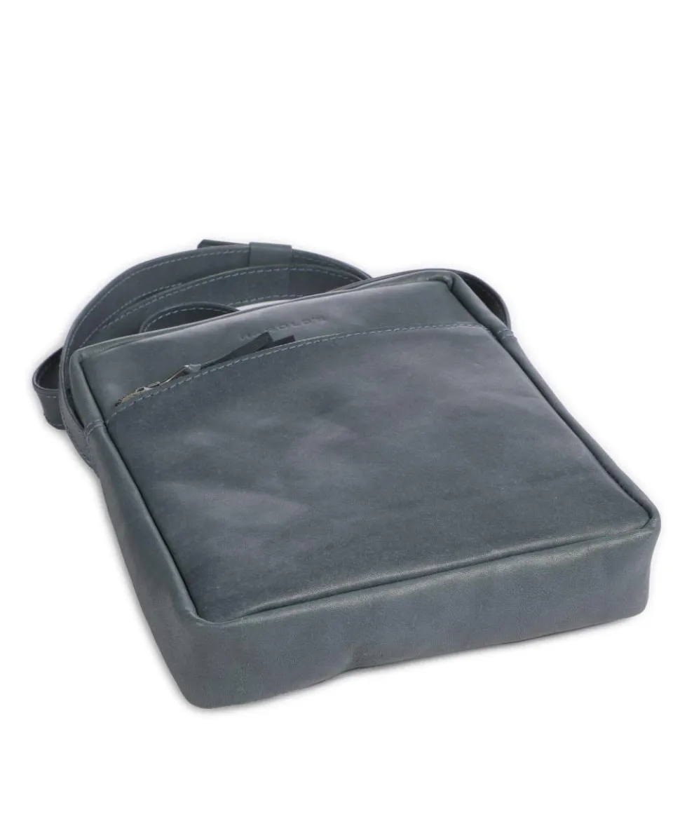 Bague M Crossbody bag soft cow leather blue-grey