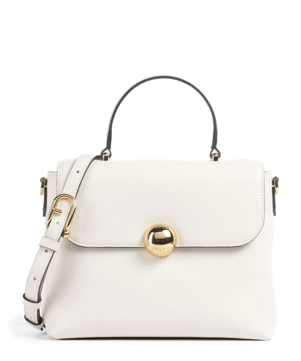 Moonlight S Handbag grained leather white