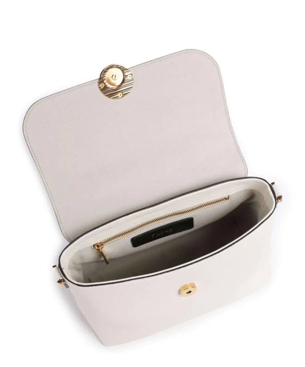 Moonlight S Handbag grained leather white