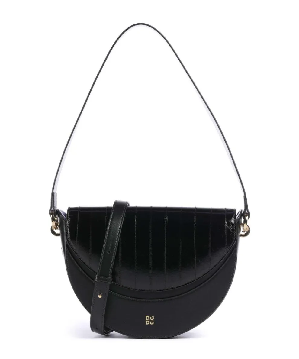 Smile Bag Shoulder bag grained leather black