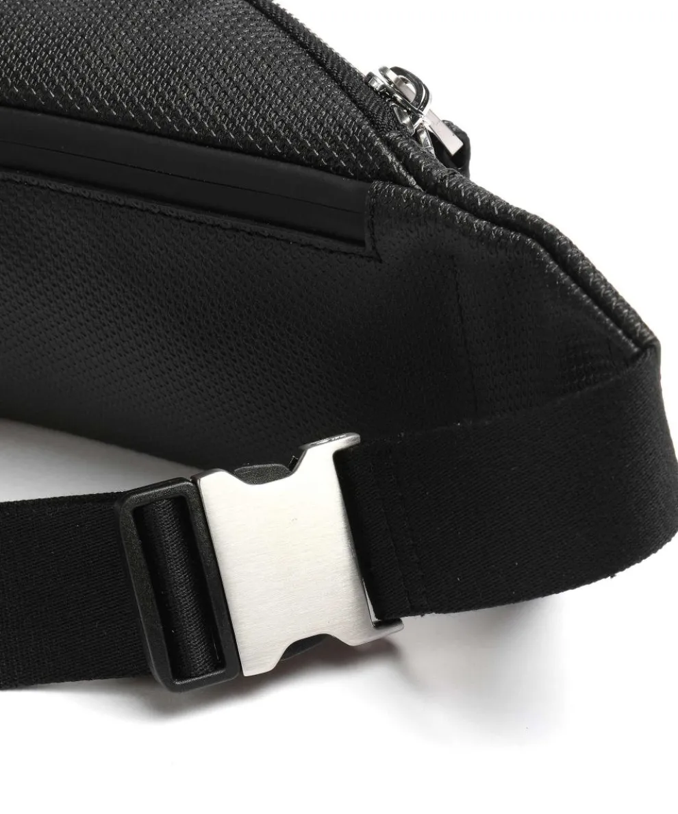 Chantaco Fanny pack embossed cow leather black