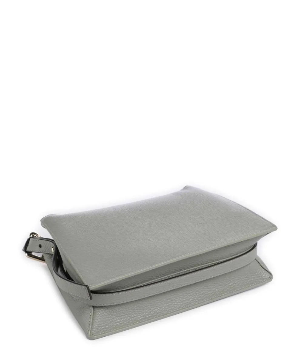 Nuvola S Crossbody bag grained leather greygreen