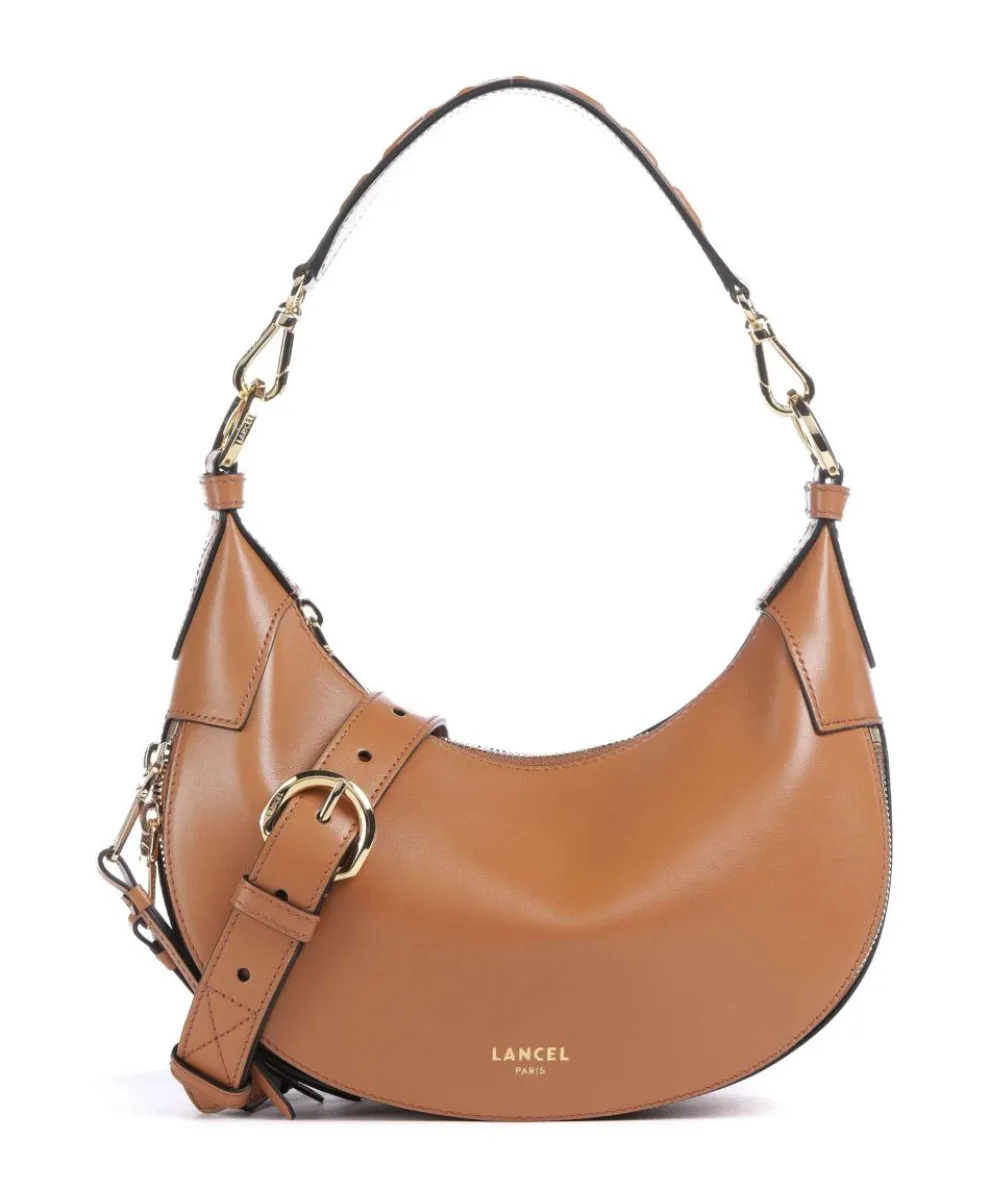 Origami S Hobo bag fine grain cow leather camel