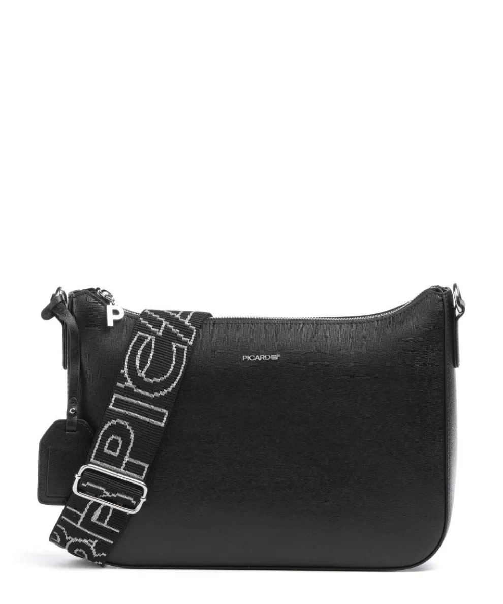 Super Star Crossbody bag saffiano cow leather black