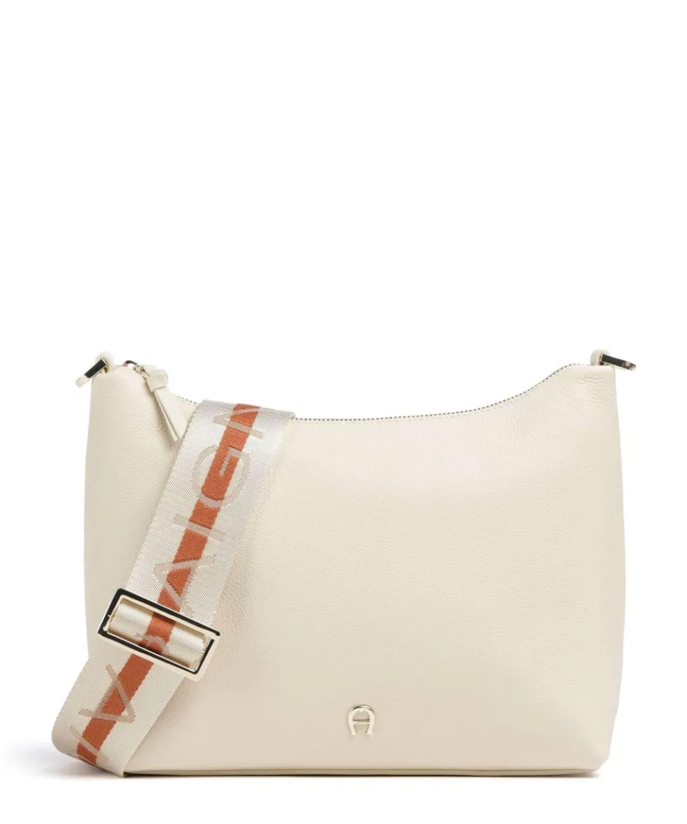 Zita S Crossbody bag grained cow leather cream