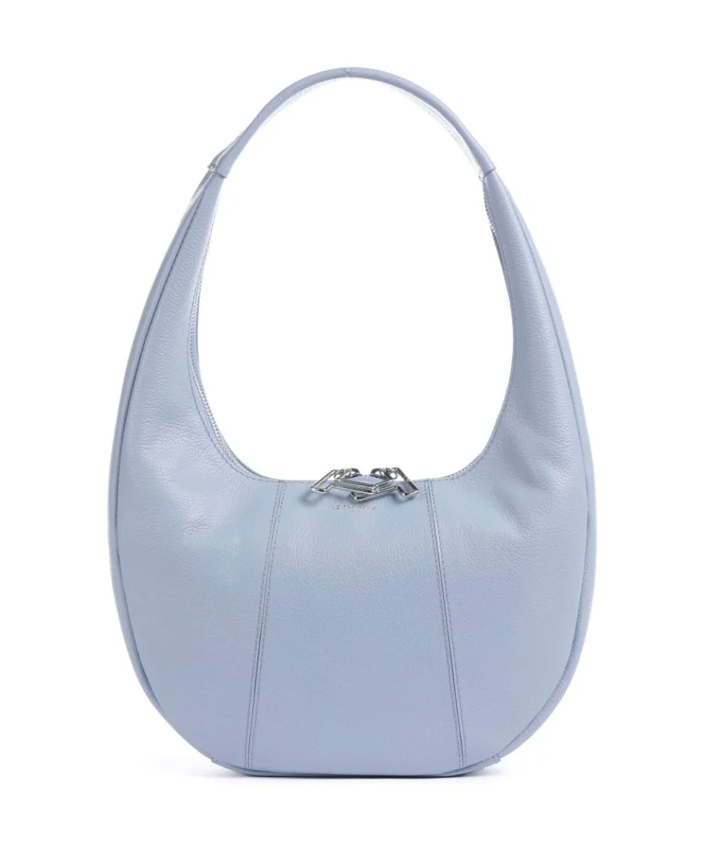 Juliette Hobo bag grained cow leather light blue