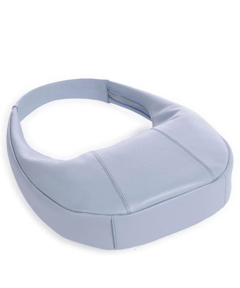 Juliette Hobo bag grained cow leather light blue