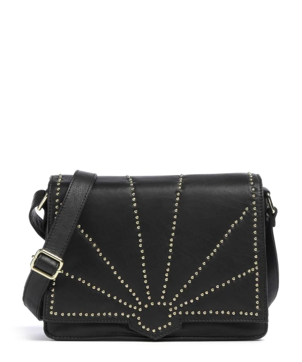 Night Stories Crossbody bag cow leather black