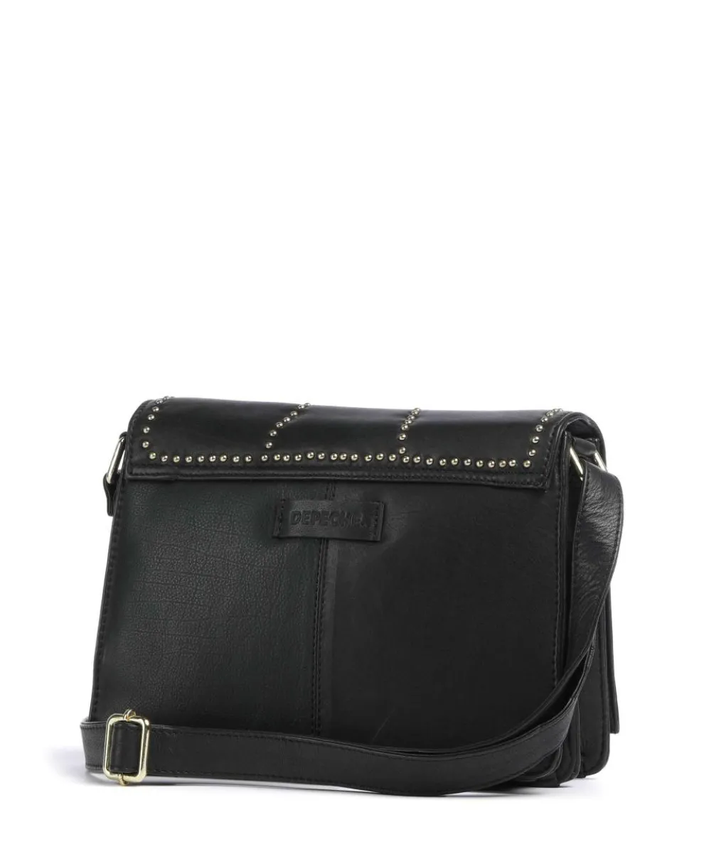 Night Stories Crossbody bag cow leather black