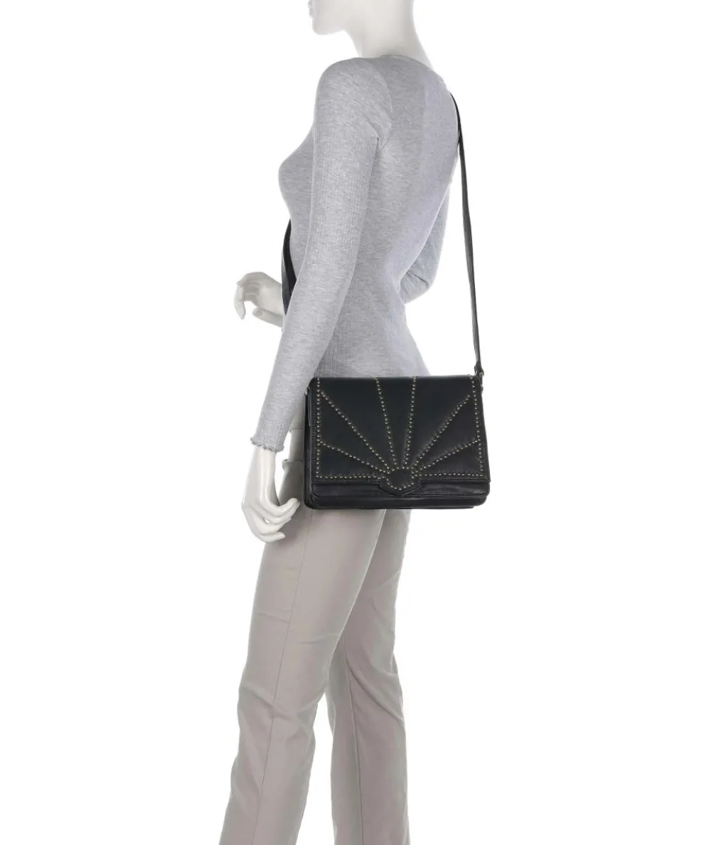 Night Stories Crossbody bag cow leather black