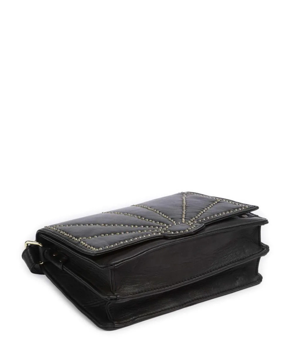 Night Stories Crossbody bag cow leather black