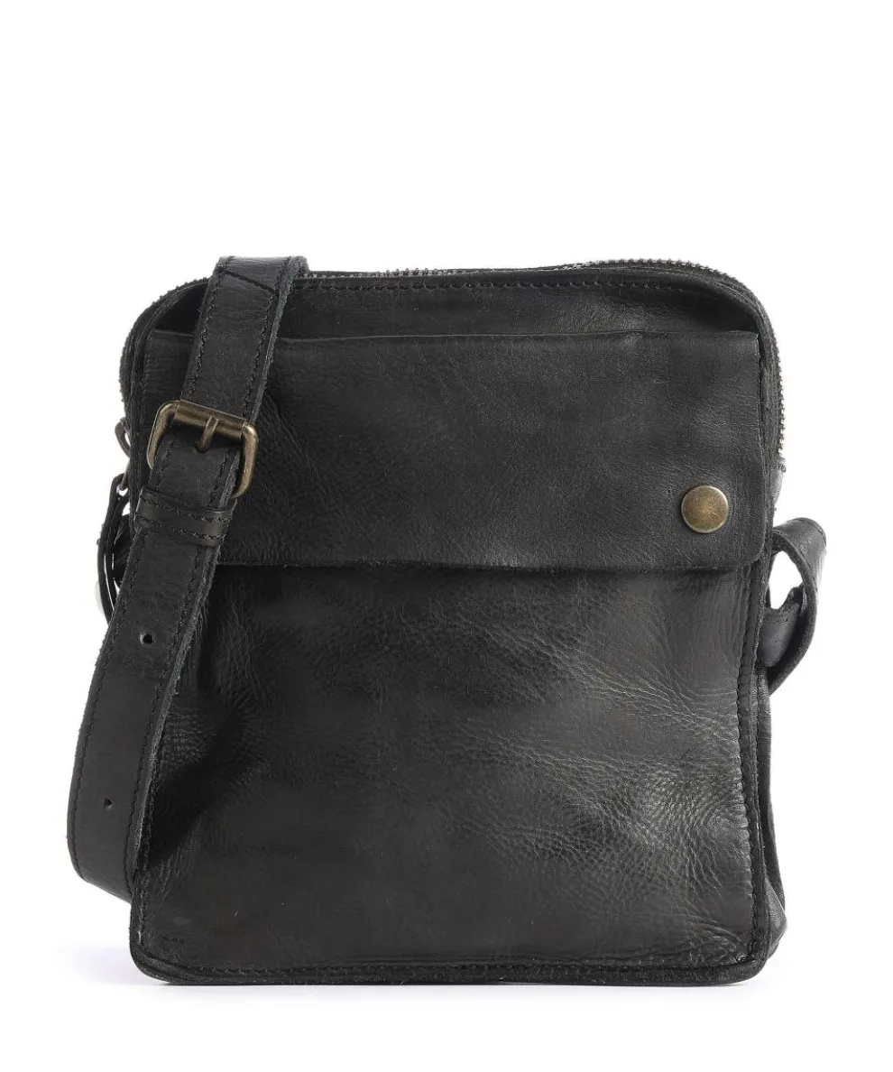 Submarine Crossbody bag leather black