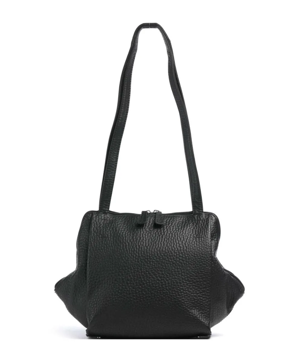 Hirsch Shoulder bag grained leather black