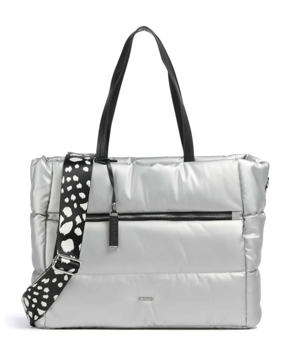 Carezza Tote bag fabric silver