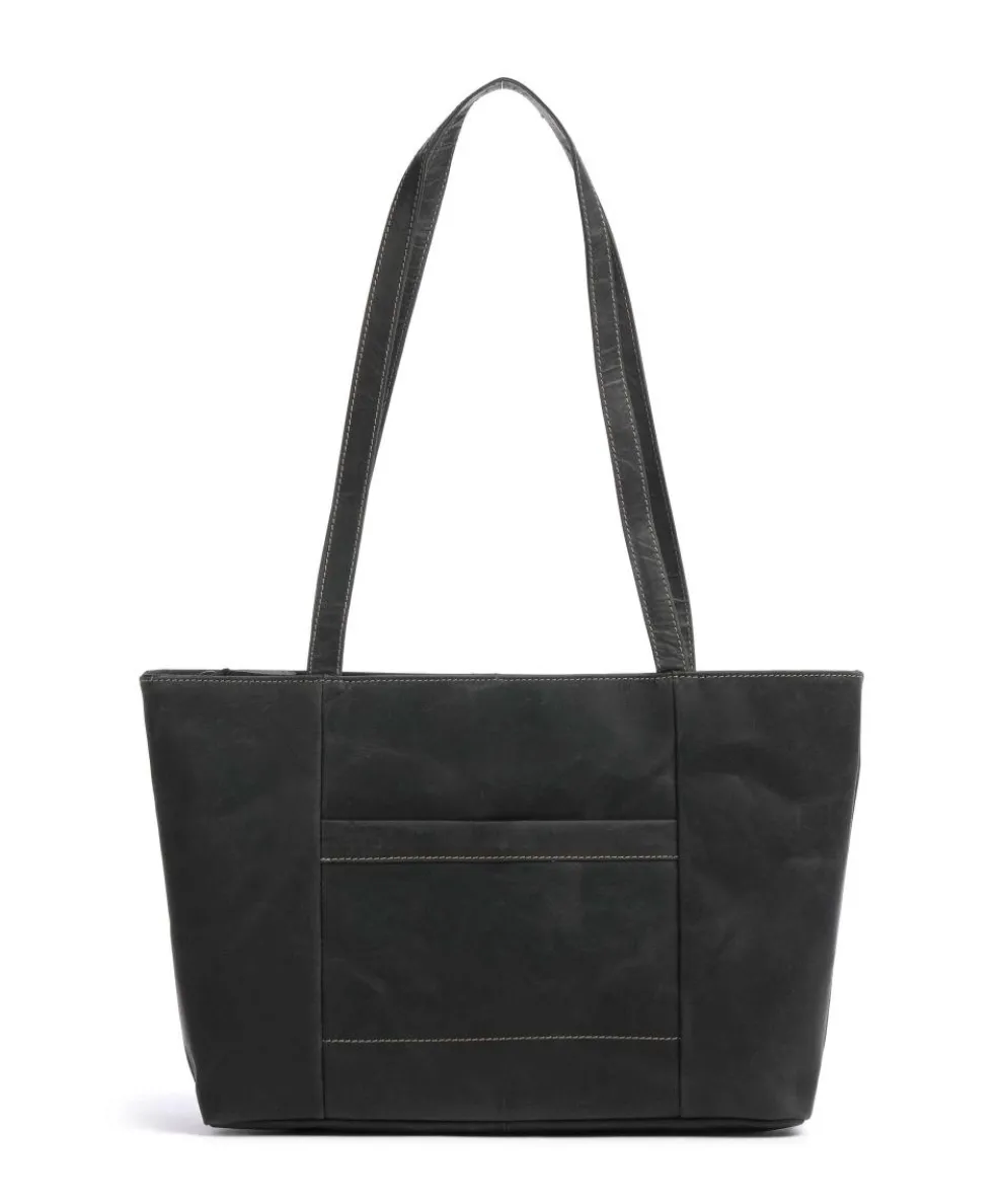 Baltimore 18 Tote bag fine grain leather anthracite