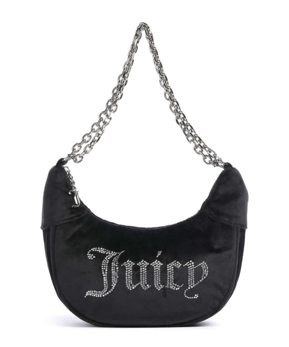 Kimberly S Shoulder bag velvet fabric black