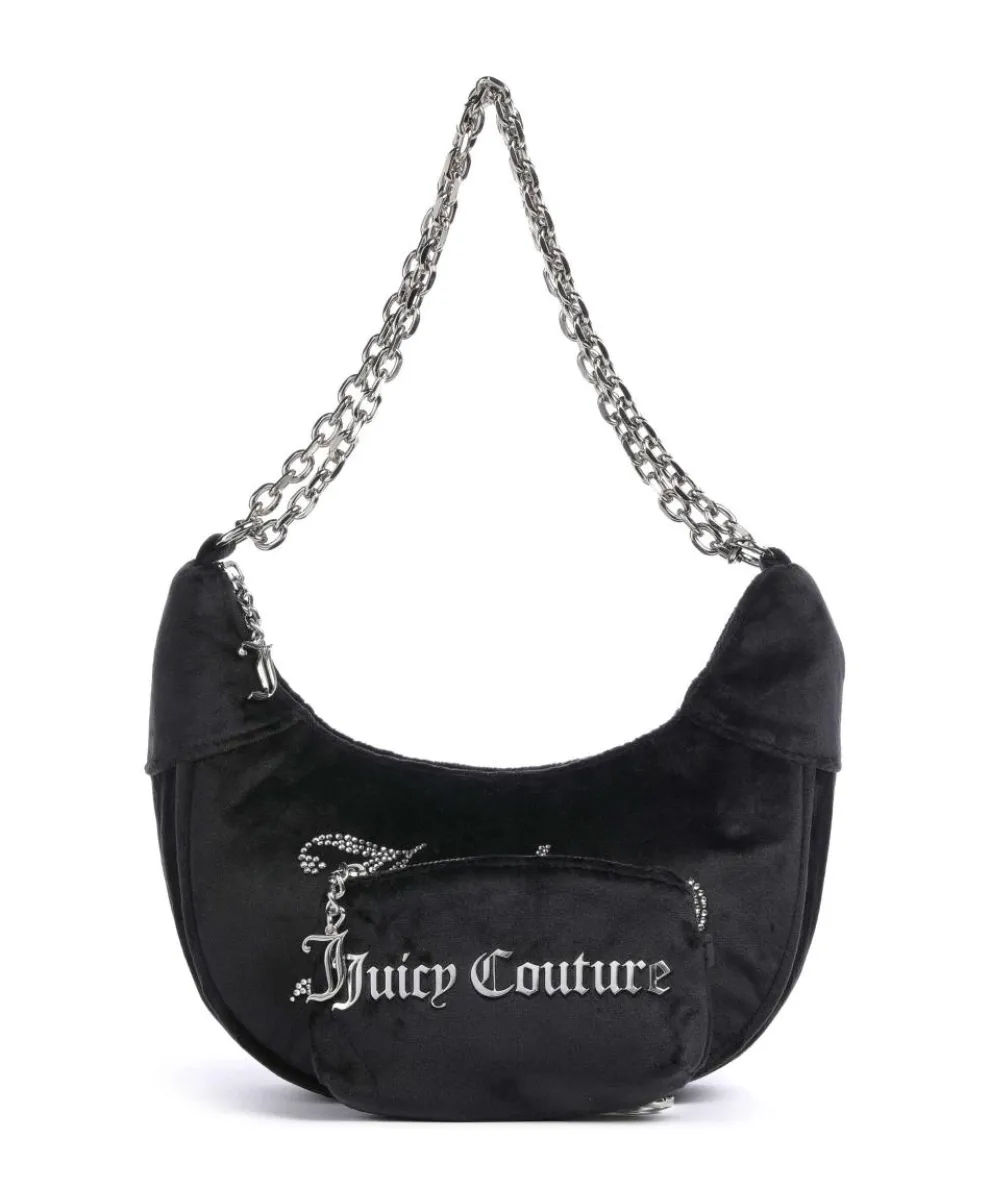 Kimberly S Shoulder bag velvet fabric black